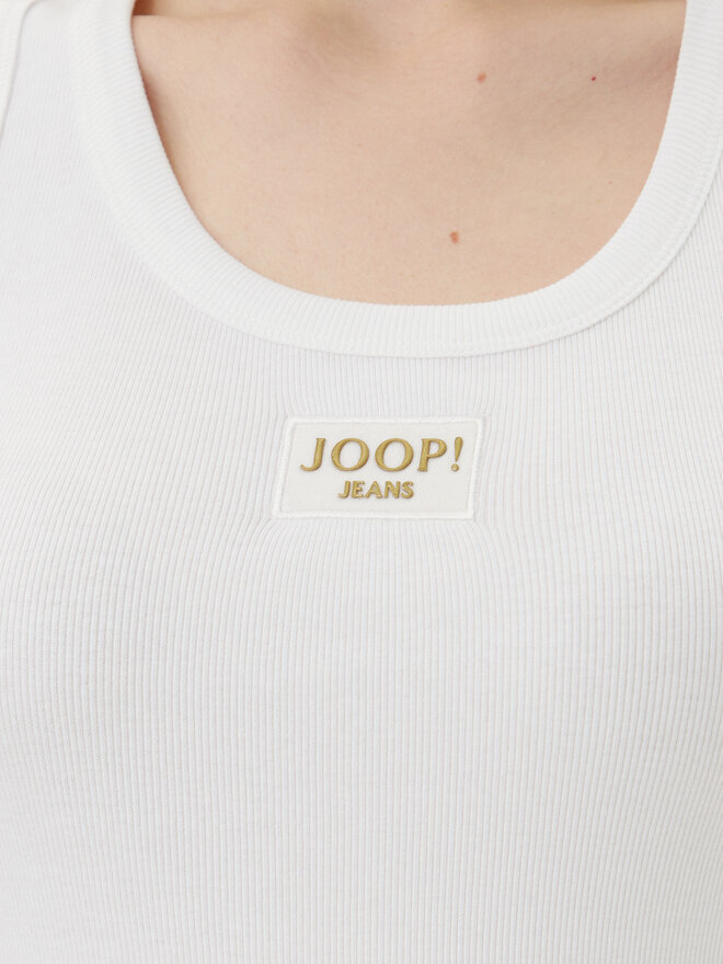 JOOP! Jeans JOOP! Jeans Felső 30046103 Fehér Slim Fit