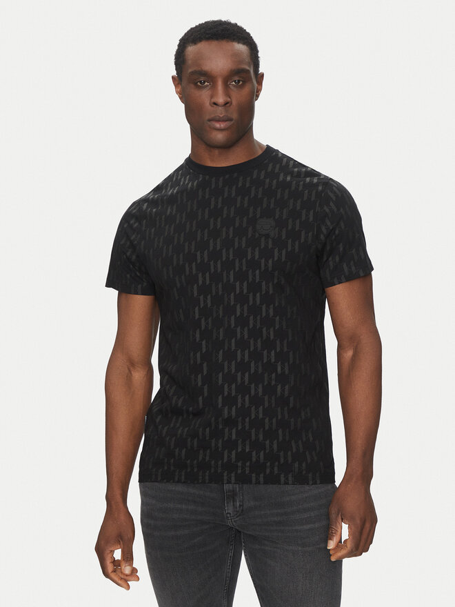 KARL LAGERFELD KARL LAGERFELD Camiseta 755074 552251 Negro Regular Fit