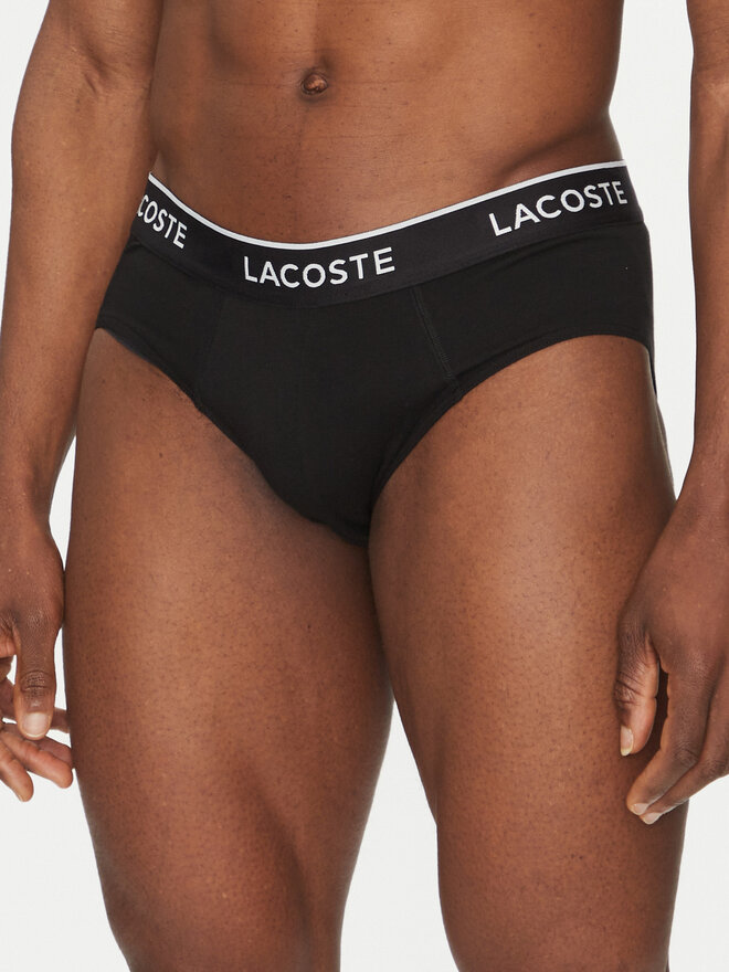 Lacoste Lacoste Σετ σλιπ 3 τμχ. 8H1293 Μαύρο