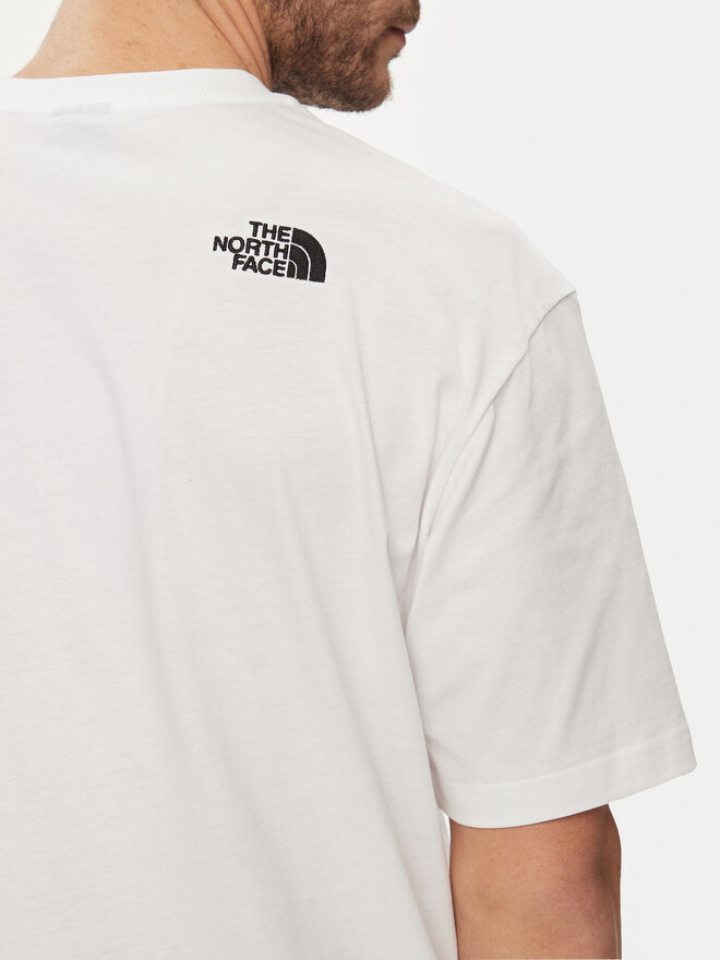 The North Face The North Face T-Shirt Simple Dome NF0A87NR Weiß Oversize