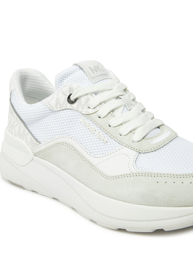 MICHAEL Michael Kors Снікерcи MICHAEL Michael Kors Trevor Mixed-Media Trainer 42F4TRFS7D Білий