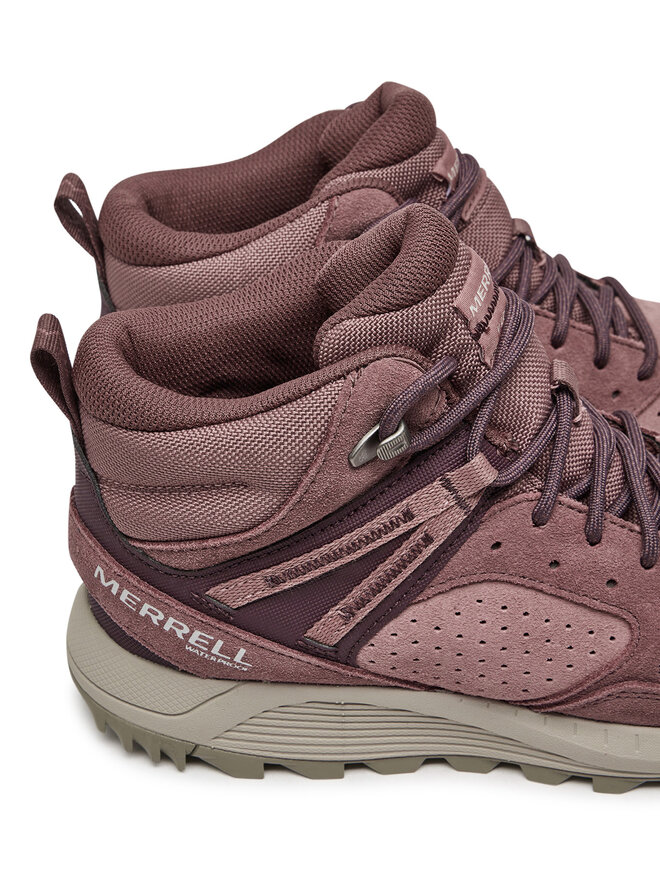 Merrell Черевики туристичні Merrell Wildwood Mid Ltr Wp J068104 Бордовий