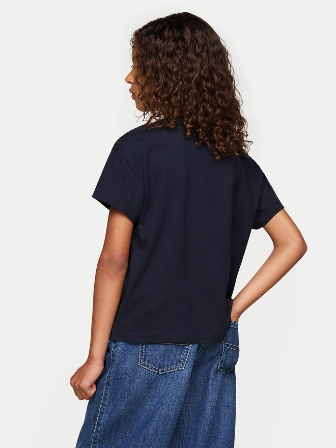 Tommy Hilfiger Tommy Hilfiger Póló KG0KG08357 M Sötétkék Regular Fit