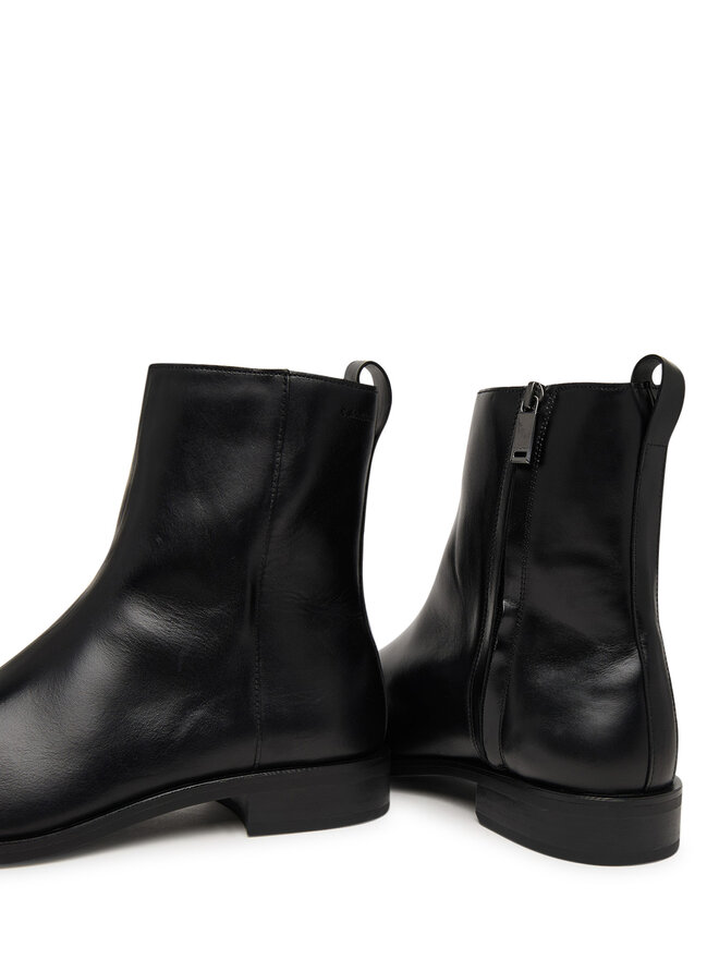 Calvin Klein Stiefel Calvin Klein Slim Clean Zip Boot Lth HM0HM02007 Schwarz