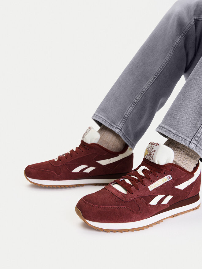 Reebok Sneakers Reebok EO-CLASSIC LEATHER RIPPLE 100279098 Dunkelrot