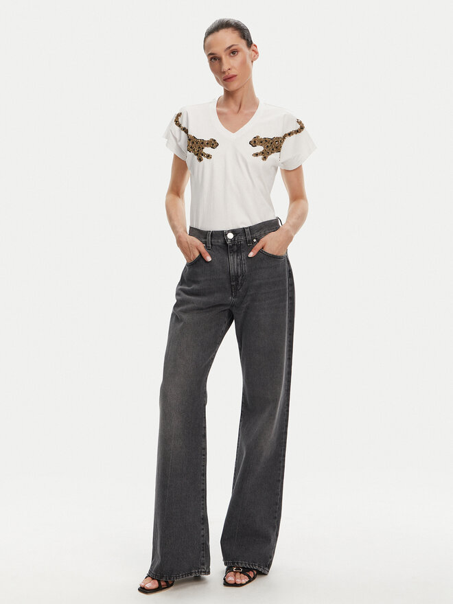 LOLA CASADEMUNT LOLA CASADEMUNT Футболка MS2515018 Білий Relaxed Fit