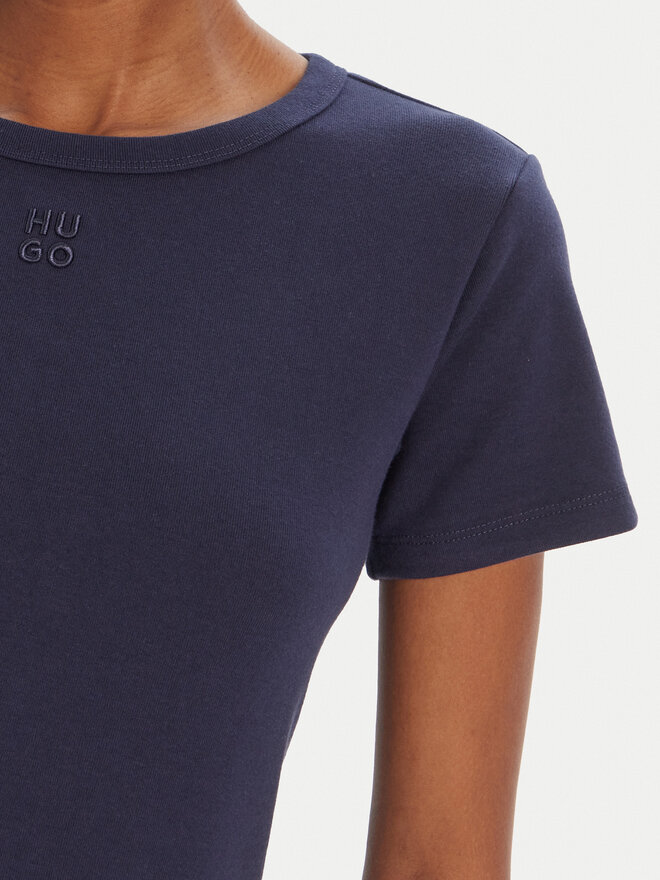 HUGO HUGO Camiseta Deloris 50512002 Azul marino Regular Fit