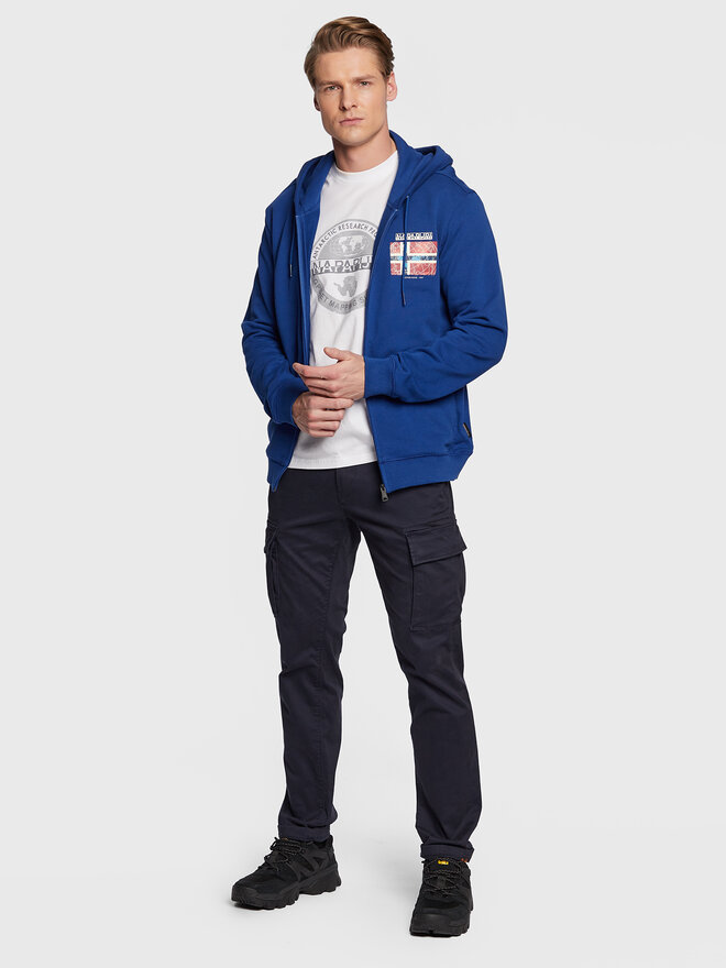 Napapijri Napapijri Majica S-Bollo NP0A4H9K Bela Regular Fit