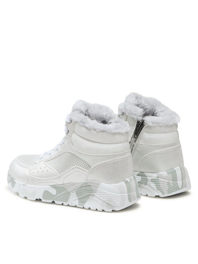 Skechers Tenisice Skechers Uno Lite Camo Dazzle 310485L/SLGY Srebrna