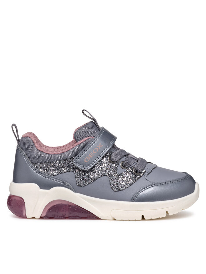 Sneakers Geox J Fadinlight Girl J46M4D 054AJ C1FK8 D Gris chaussures