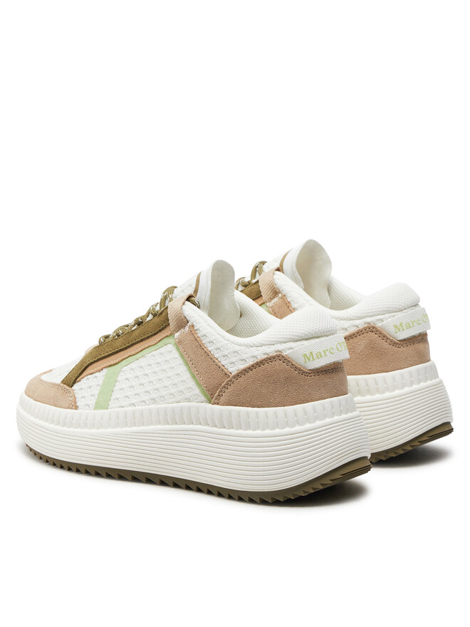 Marc O'Polo Sneakersy Marc O'Polo 40217833501312 Biela