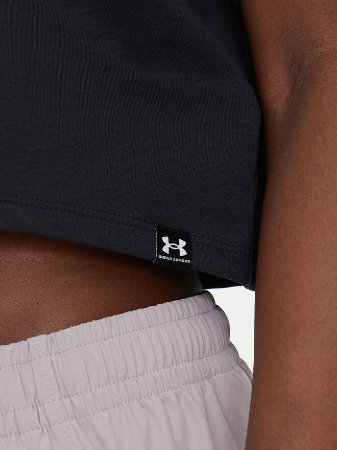 Under Armour Under Armour Футболка Rival 1389721 Чорний Loose Fit