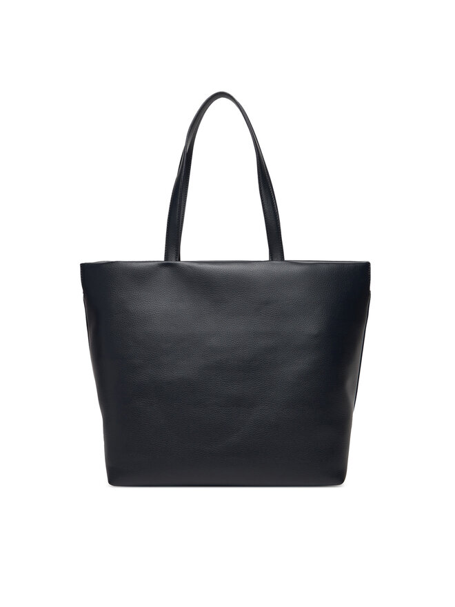 Tommy Hilfiger Ročna torba Tommy Hilfiger Th Logotape Tote AW0AW17693 Mornarsko modra