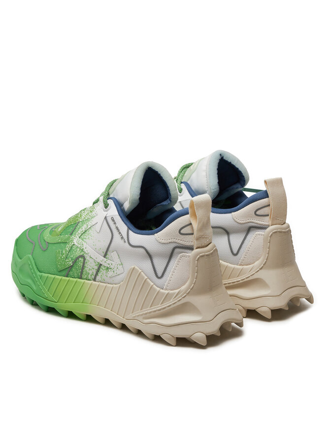 Off-White Sneakersy Off-White OMIA139S22FAB0020155 Zielony