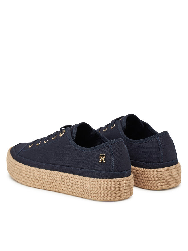 Tommy Hilfiger Εσπαντρίγιες Tommy Hilfiger Vulc Espadrille Sneaker FW0FW08404 Σκούρο μπλε