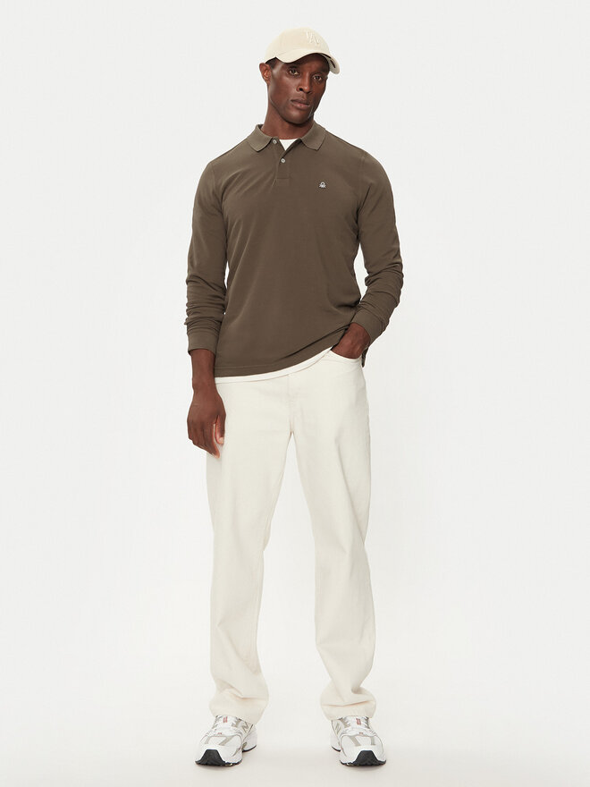 United Colors Of Benetton United Colors Of Benetton Polo majica 3089J3204 Rjava Regular Fit