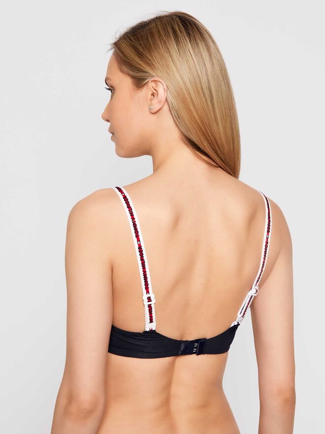 Tommy Hilfiger Tommy Hilfiger Σουτιέν χωρίς μπανέλα Lighty Lined UW0UW02413 Σκούρο μπλε