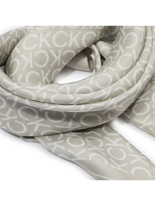 Calvin Klein Šátek Calvin Klein Monogram K60K611413 Šedá