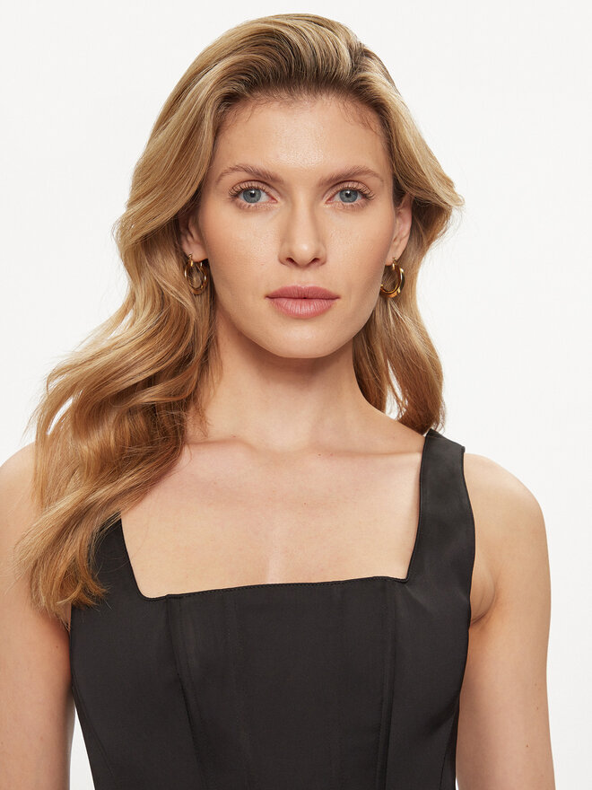 Guess Guess Marškinėliai Sia W4GH47 WDEE2 Juoda Regular Fit