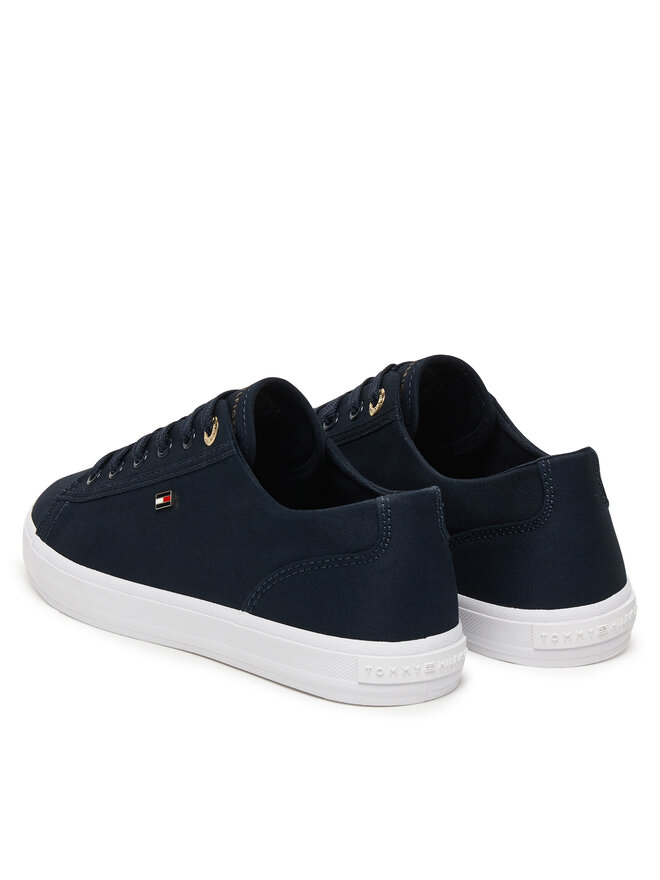 Tommy Hilfiger Sneakers Tommy Hilfiger Th Foxing Sneaker Canvas FW0FW09170 Dunkelblau