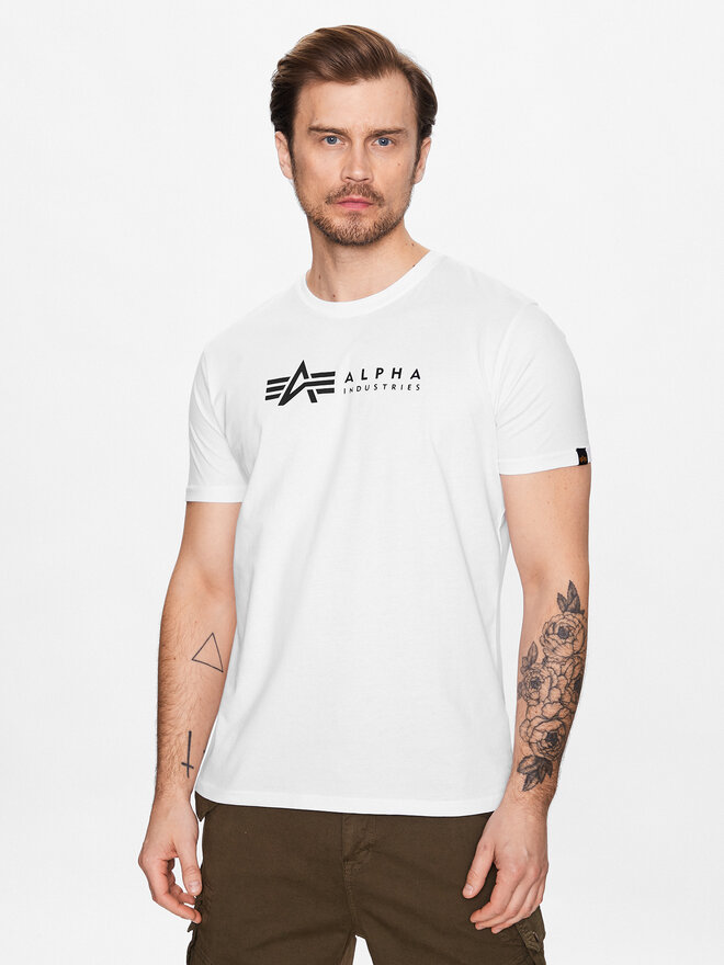 Alpha Industries Alpha Industries T-Shirt-Set Alpha Label 118534 Weiß Regular Fit
