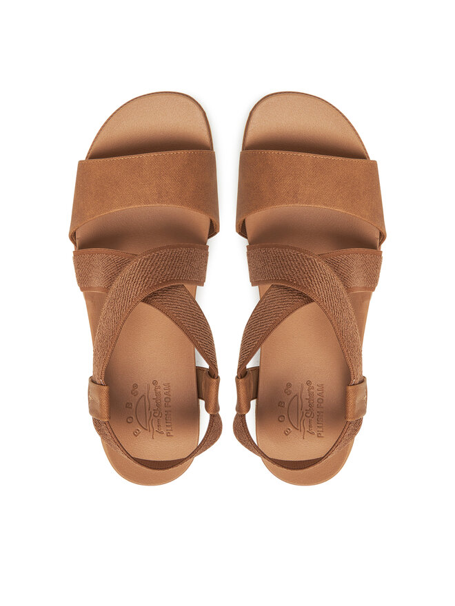 Skechers Sandalen Skechers BOBS Desert Kiss Low 114705/CSNT Braun