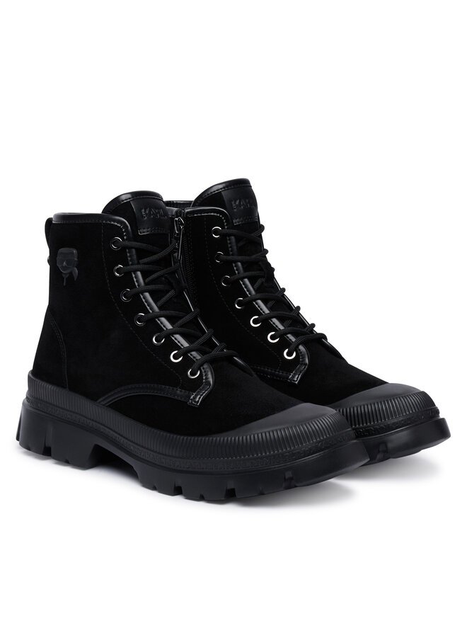 KARL LAGERFELD Schnürschuhe KARL LAGERFELD Trekka Mens Nft KL25252 Schwarz