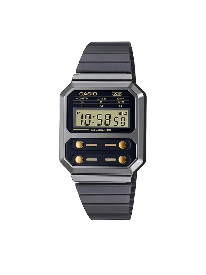 Casio Zegarek Casio Vintage A100WEGG-1A2EF Szary