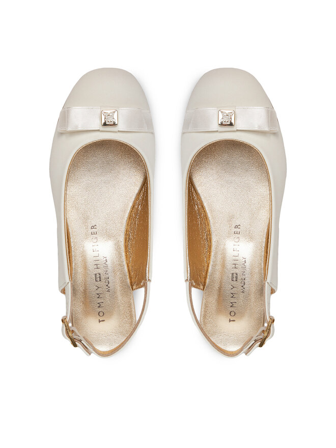 Tommy Hilfiger Сандали Tommy Hilfiger Ballerina Chanel T4A3-33929-0206 M Екрю