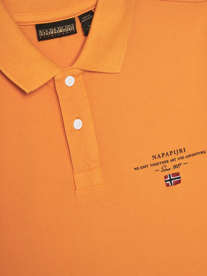 Napapijri Napapijri Poloshirt Elbas 5 NP0A4G4NA701 D Orange Regular Fit