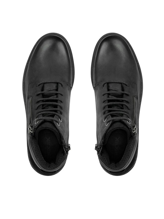Geox Botines planos Geox U Ghiacciaio U36DGB 000CL C9999 Negro