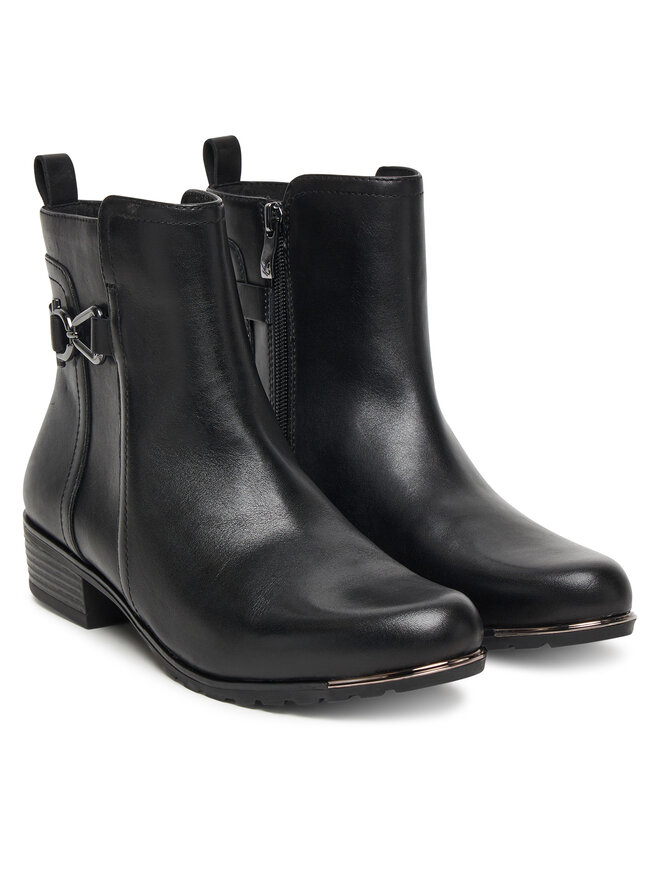Caprice Dames 9-25203-45 modieuze laarzen, Black Nappa