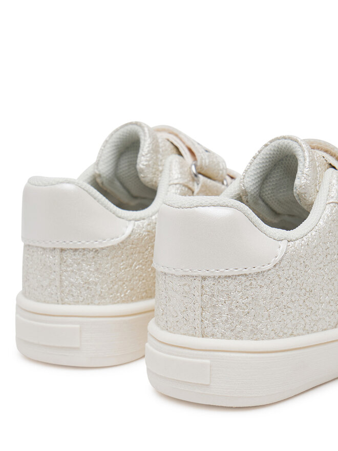 Tommy Hilfiger Superge Tommy Hilfiger Flag Low Cut Velcro Sneaker T1A9-33726-0375 M Écru