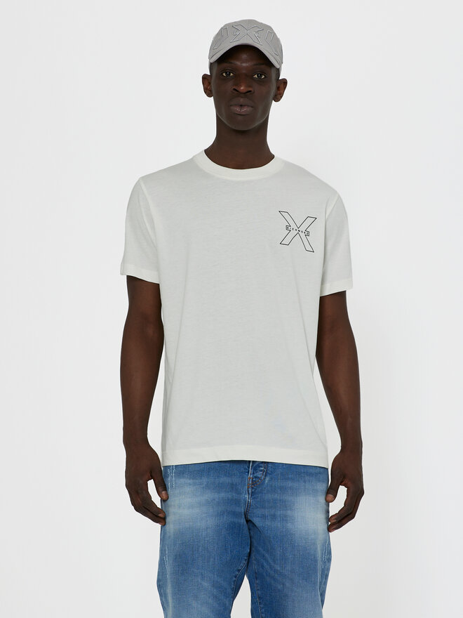 Richmond X Richmond X Camiseta Rached UMP24031TS Blanco Regular Fit