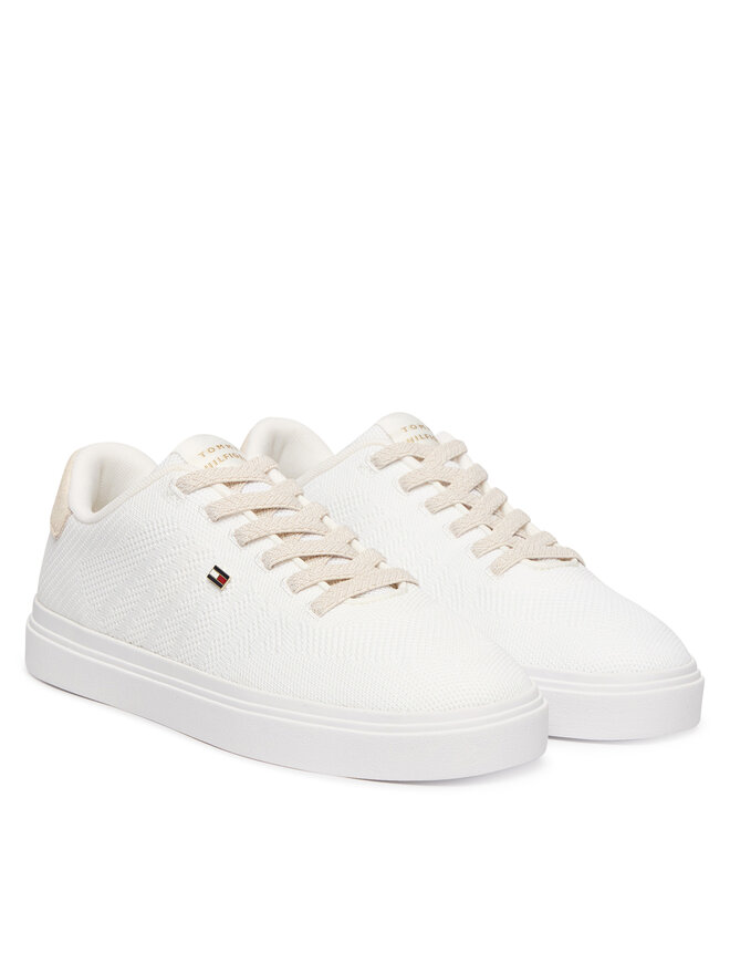 Tommy Hilfiger Sneakers Tommy Hilfiger Knit Cupsole FW0FW09289 Weiß