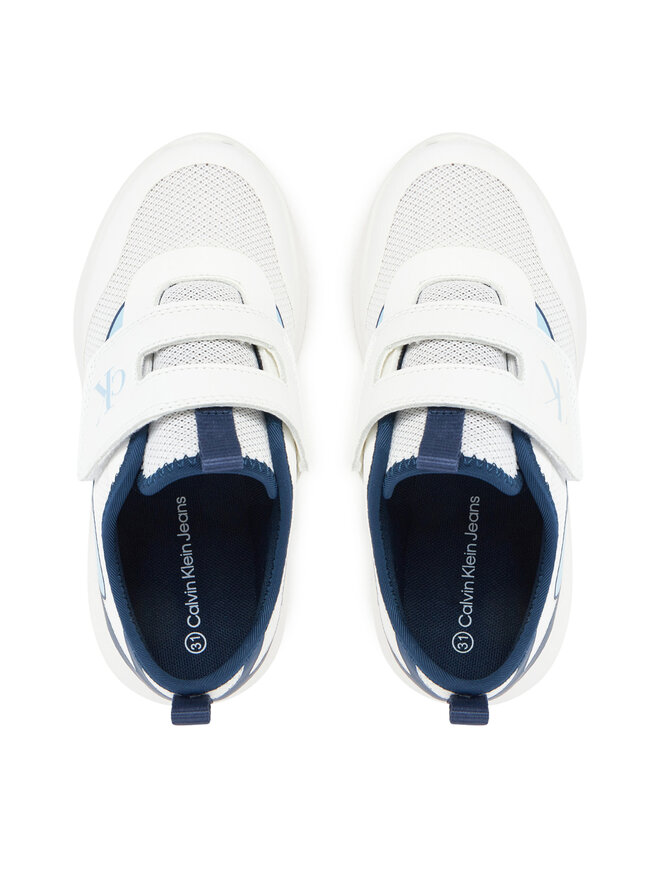 Calvin Klein Jeans Снікерcи Calvin Klein Jeans Low Cut Velcro V1X9-83001-1697YBIA Білий