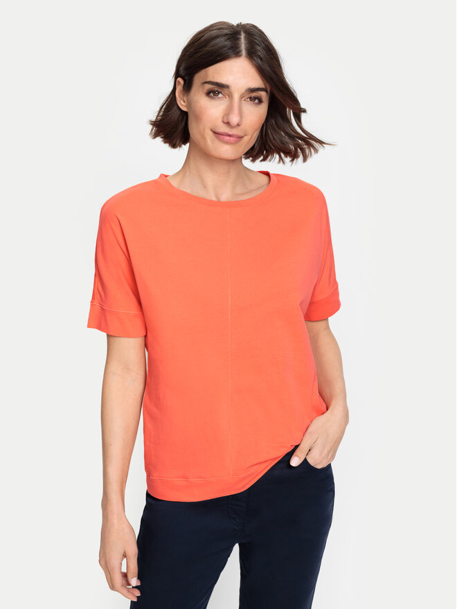 Olsen Olsen Póló 11104490 Narancssárga Regular Fit