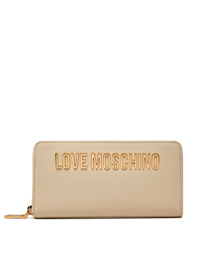 LOVE MOSCHINO Liels sieviešu maks LOVE MOSCHINO JC5611PP1MKD0110 Bēšs