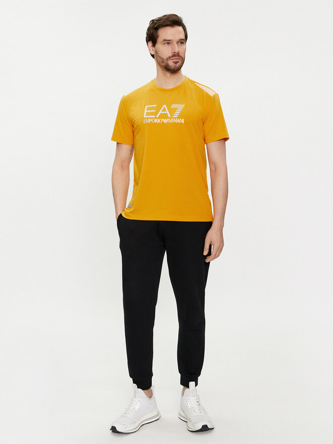 EA7 Emporio Armani EA7 Emporio Armani Camiseta 3DPT29 PJULZ 1680 Amarillo Regular Fit