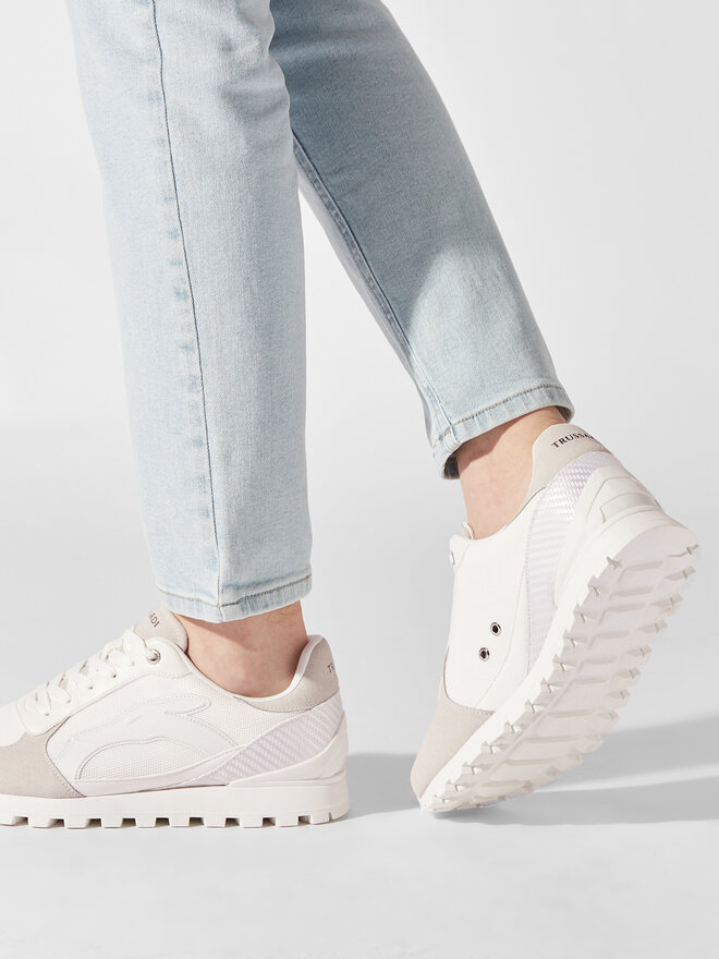 Trussardi Sneakersy Trussardi 77A00488 Biały
