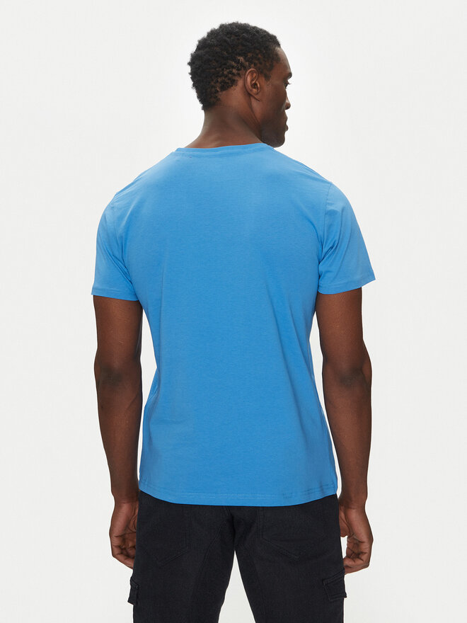 Alpha Industries Alpha Industries Póló Puff Print 146509 Kék Regular Fit