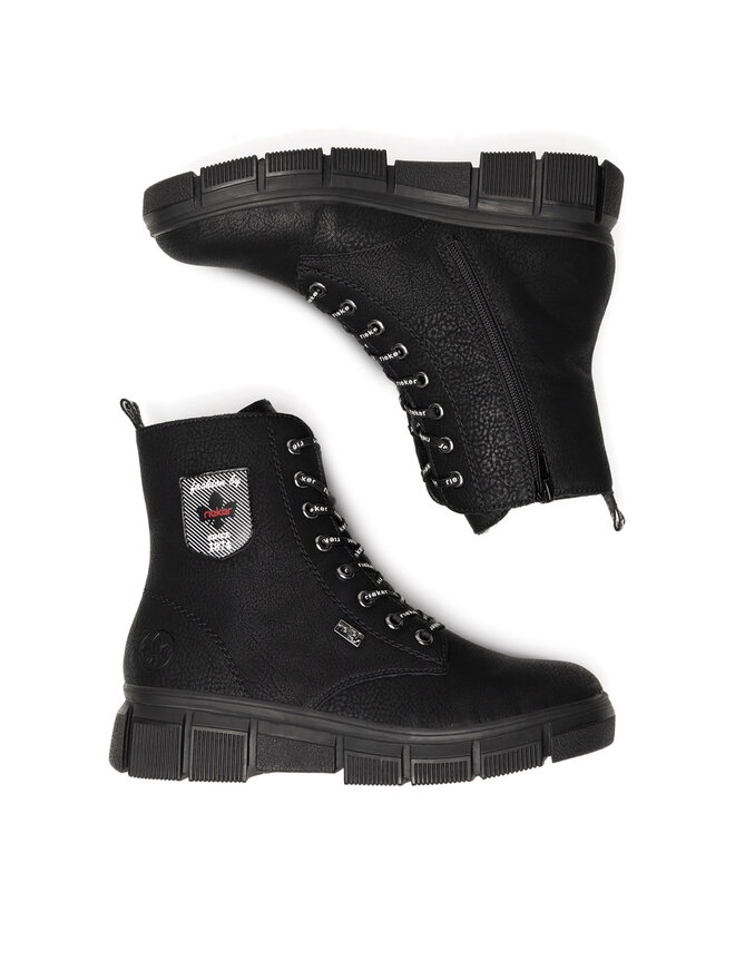 Rieker Schnürschuhe Rieker X3410-00 Schwarz