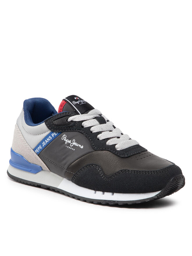 Pepe Jeans Sneakersy Pepe Jeans London One Cover B PBS30538 Černá