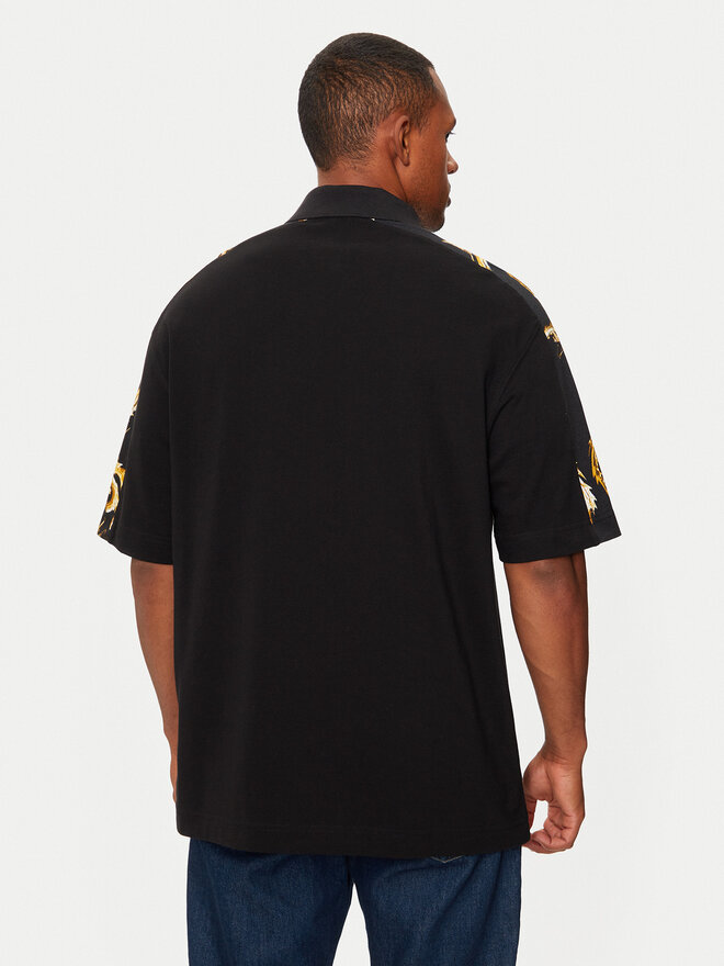 Versace Jeans Couture Versace Jeans Couture Poloshirt 77GAG631 Schwarz Relaxed Fit
