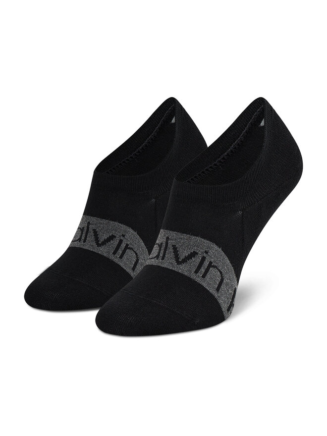 Calvin Klein 2 pár férfi bokazokni Calvin Klein 701218713 Fekete