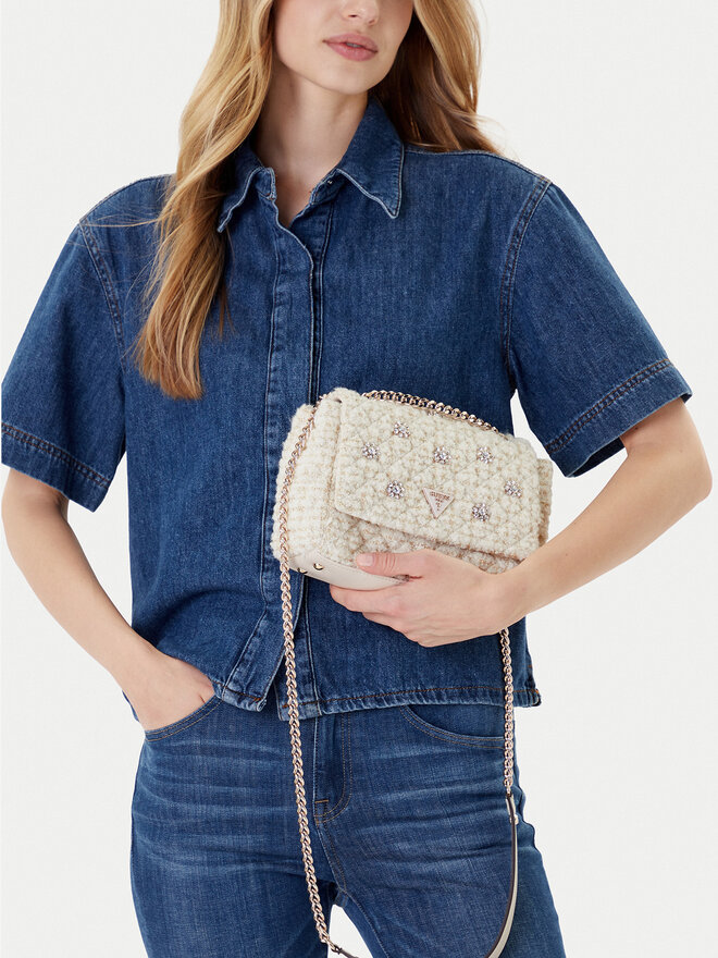 Guess Сумка Guess Everlee HWAT86 79210 Бежевий