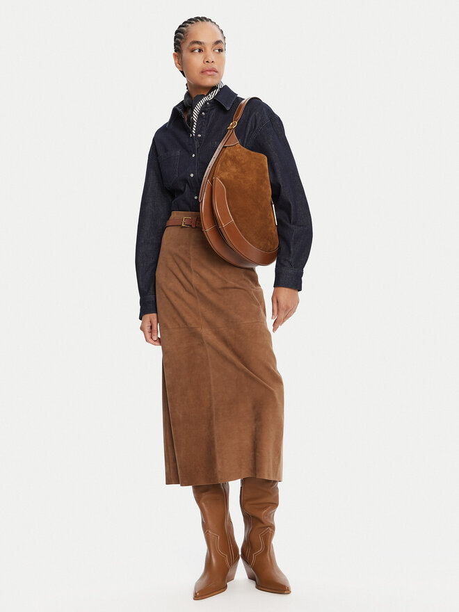 Polo Ralph Lauren Ročna torba Polo Ralph Lauren 428938748001 Rjava