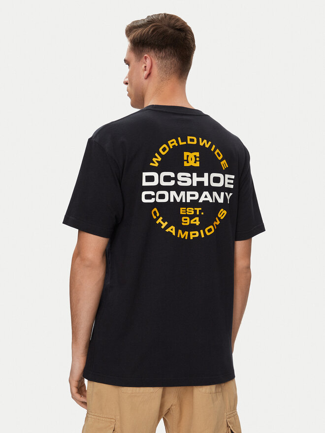 DC DC Marškinėliai Eurostep Hss ADYZT05362 Juoda Regular Fit