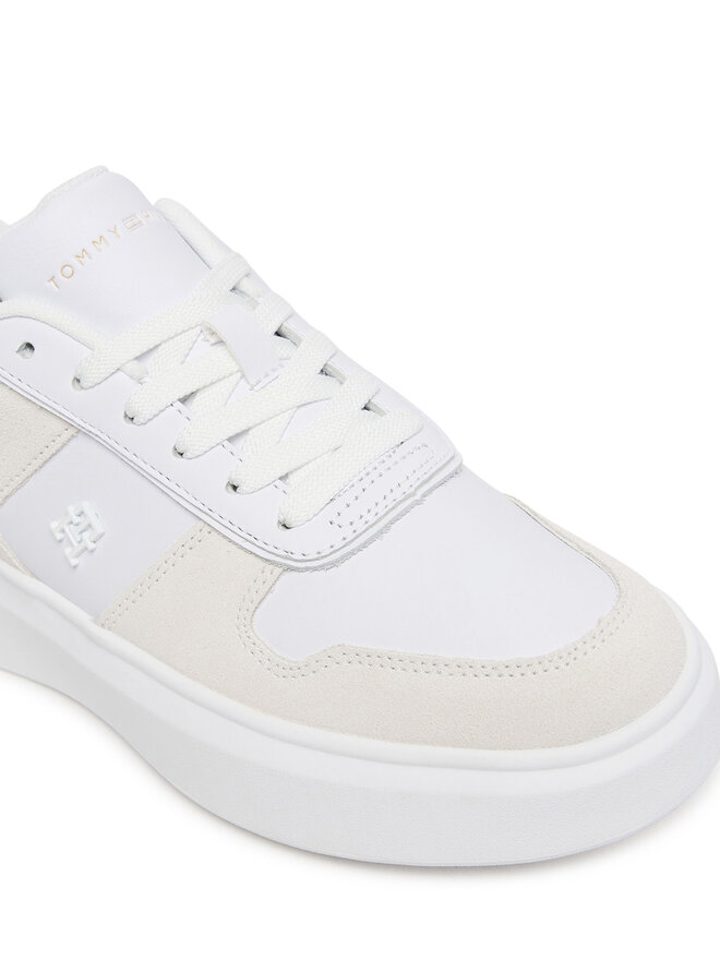 Tommy Hilfiger Sneakers Tommy Hilfiger Fashion Court Mix FW0FW08632 Weiß