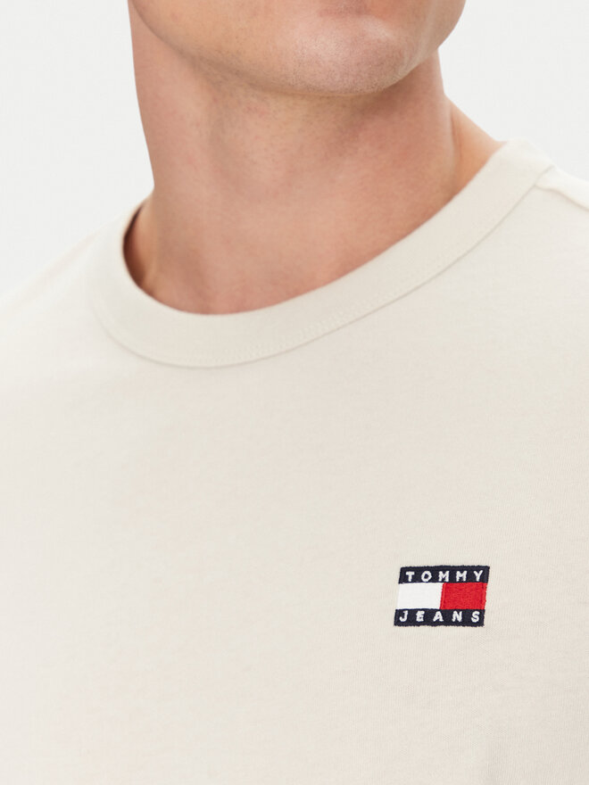 Tommy Jeans Tommy Jeans Футболка Badge DM0DM20322 Бежевий Regular Fit